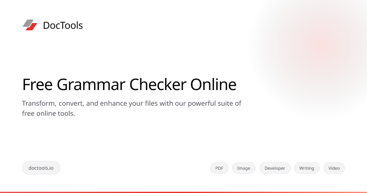 Free Grammar Checker Online